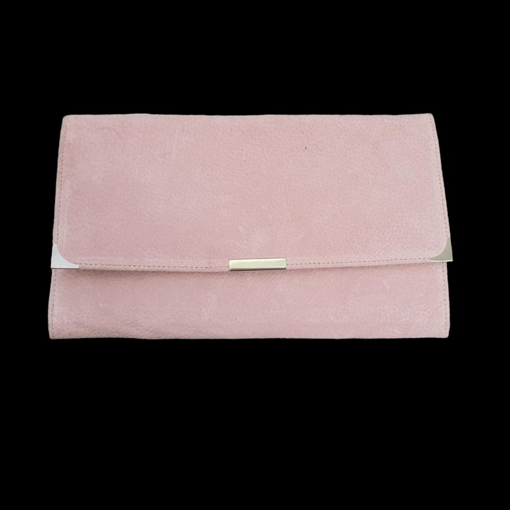 Austin House Suede Leather Currency Passport Holder Travel Document Organizer